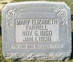 Mary Elizabeth <I>Pendleton</I> Farrell 