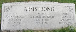 A Elizabeth <I>Groh</I> Armstrong 