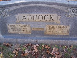 George Wesley Adcock 