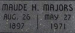 Maude H <I>Hedrick</I> Majors 