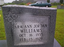 Ara Ann <I>Jordan</I> Williams 