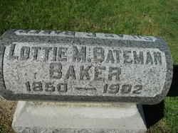 Charlotte Mary “Lottie” <I>Bateman</I> Baker 