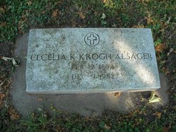 Cecelia K <I>Krogh</I> Alsager 