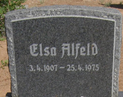 Elsa M W <I>Finkeldeh</I> Alfeld 