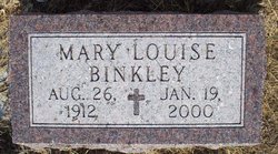 Mary Louise <I>Hufstedler</I> Binkley 