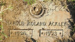 Harold Roland Ackley 