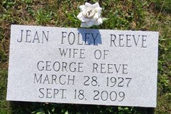 Jean <I>Foley</I> Reeve 
