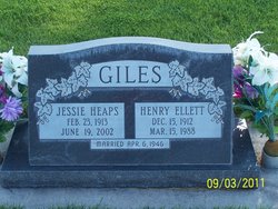 Jessie <I>Heaps</I> Giles 