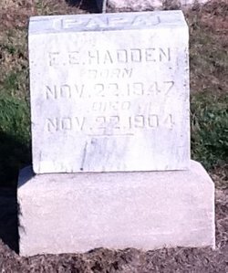 Franklin Ebenezer Hadden 