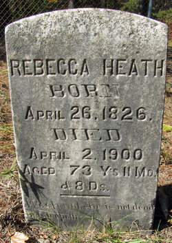 Rebecca <I>Rumley</I> Heath 