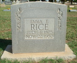 Emma Ellen <I>Hatcher</I> Rice 
