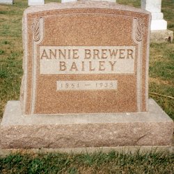 Prudence Anna “Annie” <I>Brewer</I> Bailey 