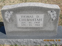 Thomas Douglas Chebahtah Sr.