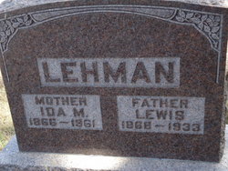 Luder “Lewis” Lehman 