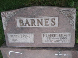 Betty Bayne <I>Wolfe</I> Barnes 