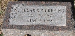 Edgar D Pickering 