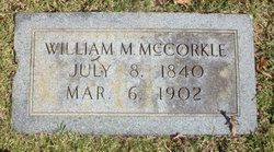 William M McCorkle 