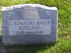Catherine Romayne <I>Baker</I> Rodland 