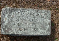 Angie <I>Moses</I> Simonton 