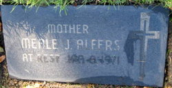 Amelia J. “Meale” <I>Milos</I> Alfers 