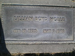 Lillian <I>Boyd</I> Holle 