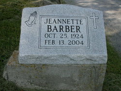 Gladys Jeannette Barber 