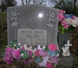 Bessie Annie <I>Smith</I> Allen 