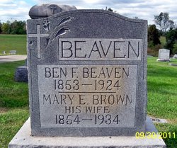 Mary Elizabeth <I>Brown</I> Beaven 