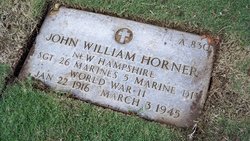 Sgt John William Horner 