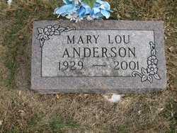 Mary Lou <I>Anderson</I> Anderson 