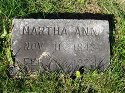 Martha Ann “Mattie” <I>Webb</I> Hancock 
