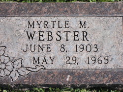 Myrtle Marie <I>Herrick</I> Webster 