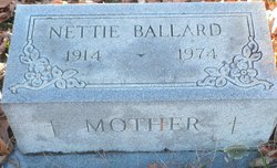 Nettie Faye <I>Gilbert</I> Ballard 