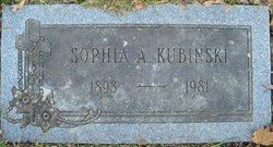 Sophia A <I>Ross</I> Kubinski 