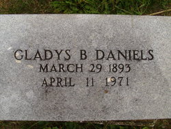 Gladys B. <I>Hatch</I> Daniels 