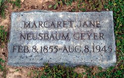 Margaret Jane <I>Neusbaum</I> Geyer 