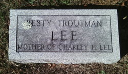 Betsy <I>Troutman</I> Lee 