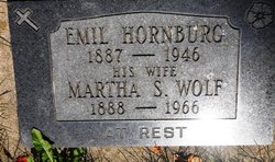 Martha <I>Wolf</I> Hornburg 