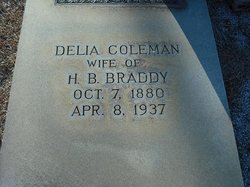 Delia <I>Coleman</I> Braddy 