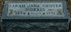 Sarah Jane <I>Grover</I> Norris 
