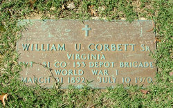 William U Corbett Sr.