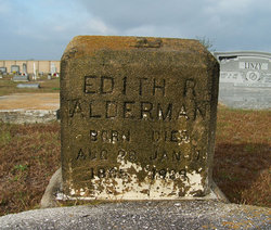Edith R. <I>Holland</I> Alderman 