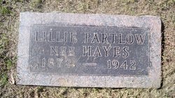 Lillie <I>Hayes</I> Partlow 
