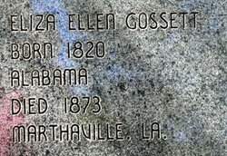Eliza Ellen <I>Gossett</I> Barnhill 