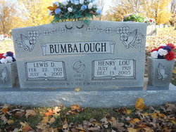 Lewis D.  L.D. Bumbalough 