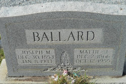 Mattie J. <I>McInnis</I> Ballard 