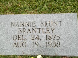 Nannie <I>Brunt</I> Brantley 