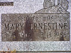 Mary Ernestine <I>Hess</I> Calcott 