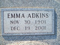 Emma <I>Breedlove</I> Adkins 