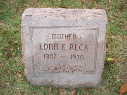 Edna E <I>Roberts</I> Beck 